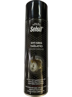 TeknoKapsül Selsil Sıvı Gres Yağlama Spreyi 500 ml