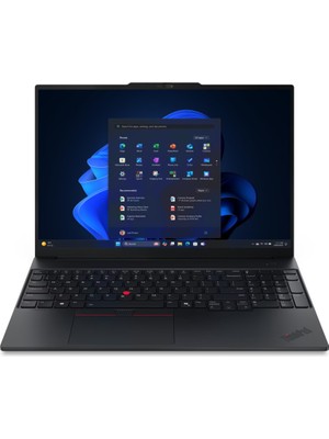TeknoKapsül Lenovo 21SR0076TX, Thinkpad E16 Gen3, Ultra 7 265U, 16" Wuxga, 16GB Ram, 512GB Ssd, Paylaşımlı Ekran Kartı, Free Dos, Kurumsal Notebook