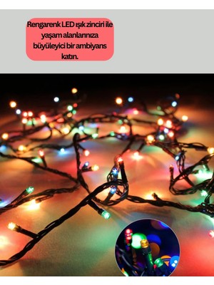 Shoppingfestr 8 Modlu LED Işık Zinciri Iç Mekan Dekoratif Aydınlatma Tk