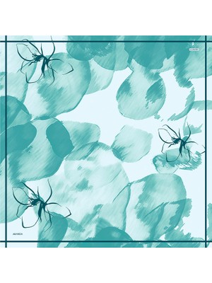 Arancia Mint 90X90 Ipek Twill Eşarp