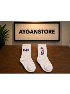Aygan Store 2 Çift En Yeni Model Kolej Spor Tenis Çorap Kombi 2 Adet