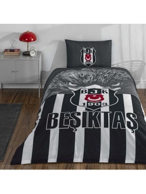 Taç Beşiktaş Şanlı Kartal Tek Kişilik Lisanslı Nevresim Takımı