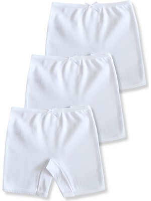 Panfilia %100 Pamuk Kız Çocuk Boxer 3'lü Set / Külot / Iççamaşır