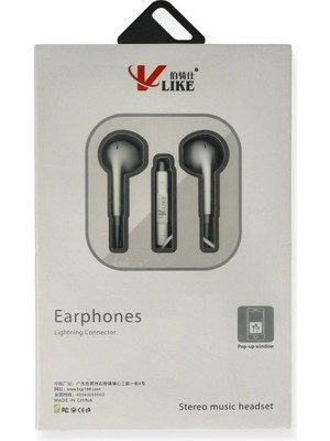 sbodurhome Vlike Vk I7 Lightning Bluetooth Kablolu Kulaklık
