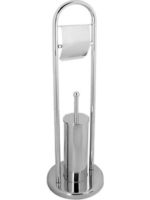 Esranın Dünyası Tuvalet Fırça Seti ve Kağıtlık, Pratik ve Fonksiyonel 430 mm