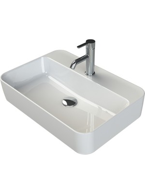 Esranın Dünyası Mat Gri Lavabo, 60X42 cm ve Kullanışlı Tasarım