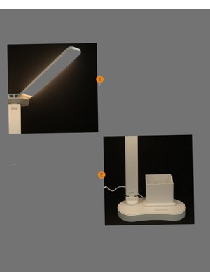 Nurton Göz Koruyucu LED Okuma Lambası | Titreşimsiz Işık Kalemlik ve Stand Fonksiyonlu