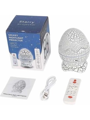 Nurton Gece Lambası Yumurta Işık Speaker Yeni Nesil Dinozor Yumurtası Görünümlü