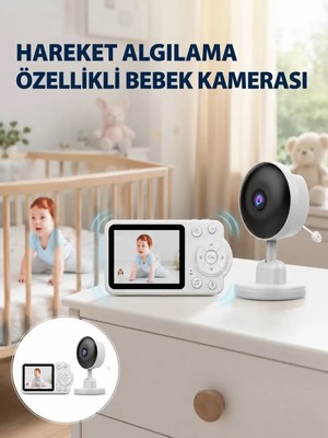 Nemere Ithalat Yakınlaştırma Özellikli Gece Görüşlü Bebek Izleme Kamerası Yeni Nesil