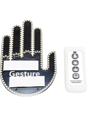 Nurton Parmak LED Amber Renkli Işık