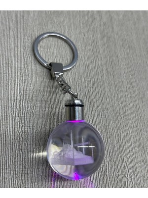 Valor Ledli Sultanahmet Tasarımı Kristal Anahtarlık ALK3804