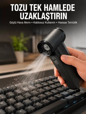 Nemere Ithalat Yüksek Hızlı Kablosuz El Tipi Hava Üfleme Temizlik Cihazı Yeni Nesil
