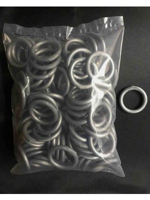 Plastik Rustik Perde Halkası – Perde Borusu Halkası – Klips Uyumlu