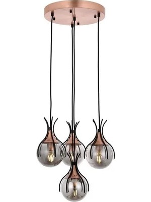 Vivense Avonni AV601614TBSY Siyah Boyalı Modern Avize