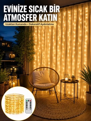 Nemere Ithalat Romantik Ambiyans Için Uzaktan Kumandalı Günışığı Peri LED Yeni Nesil