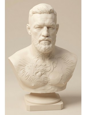 Sepetzone Conor Mcgregor Büst - Koleksiyon Figürü 17 cm - Biblo - Masa Süsü