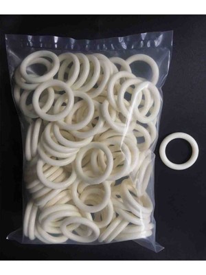 20 Adet Plastik Rustik Perde Halkası – Perde Borusu Halkası – Klips Uyumlu