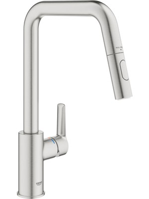 Grohe Start Tek Kumandalı Spiralli (2f) Eviye Bataryası, 30619000 Muadili