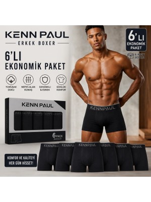 Beruflic Kennpaul Likralı Erkek Boxer 6 Adet