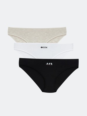 Lc Waikiki Yeni Sezon Baskılı Bikini Külot 3'lü
