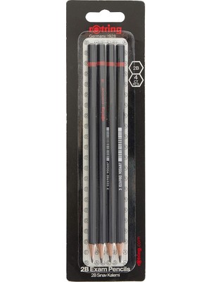 Brf Store Pmstore Rotring 2b Sınav Kalemi, 4'lü Paket