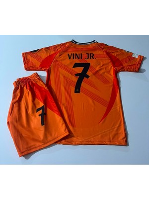 Taner Spor Real Madrid 2025/26 Yeni Sezon Vini Jr Iç Saha Çocuk Forması 2'li Set