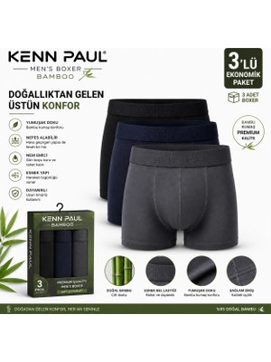 Beruflic Kenn Paul Bambu Erkek Boxer 6 Adet
