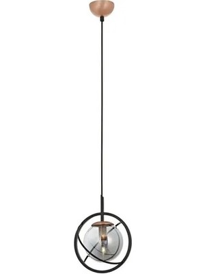 Vivense Avonnı Av 60291 1bsy Siyah Boyalı Modern Avize E14 Metal Cam 22 cm