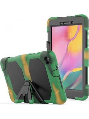 Royaleks Samsung Galaxy T290 Tab A 8 Kılıf Griffin Tablet Kapak - Kamuflaj