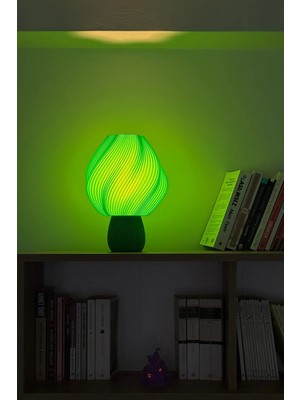 Rumon Renkli Tasarım Abajur Dekoratif Masa Lambası 29 cm | Kiwi Twist
