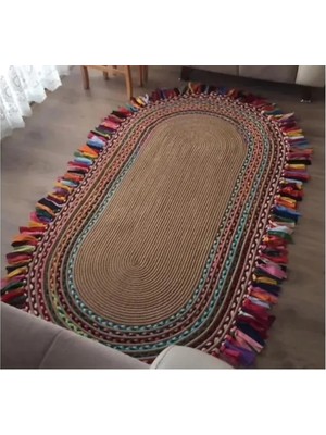 Vivense Milda Jüt Kilim 36, El Örgüsü, Hasır, 80X300
