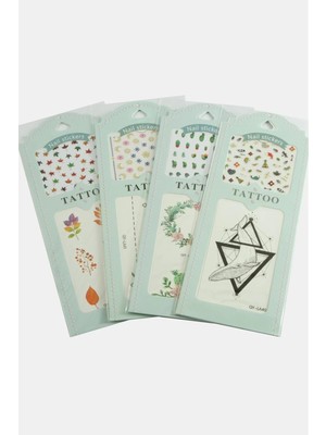 Bijuteri Net Karışık Tattoo Dövme Sticker 1 Adet