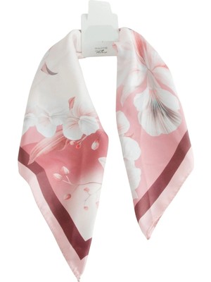 Bijuteri Net Çiçek Zr Saten Fular 50*50 cm