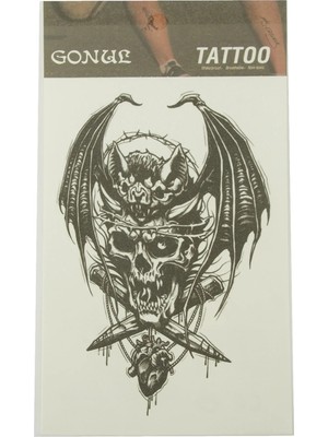 Bijuteri Net Yarasa Tattoo Dövme Sticker