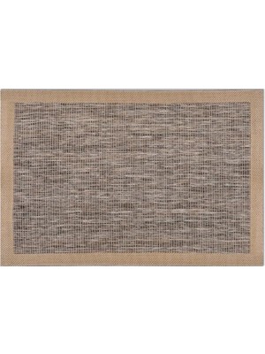 Vivense Crea Halı Andora Bordürlü Hasır Dokulu Sisal Çerçeveli Halı, AS03, 100X200