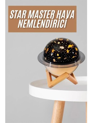 Zenviaa Hava Nemlendirici LED Işıklı Gece Lambası Yıldız Görünümlü Renk Değiştiren Zenvi