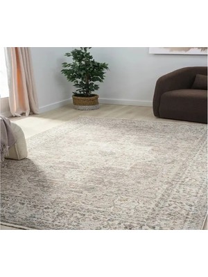 Vivense Perus Antibakteriyel Dokuma Halı, Bej 10204 80X300 cm