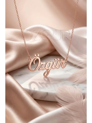 Özgür Takı 925 Ayar Gümüş Isimli Kolye
