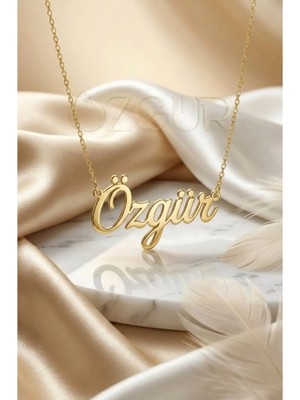 Özgür Takı 925 Ayar Gümüş Isimli Kolye