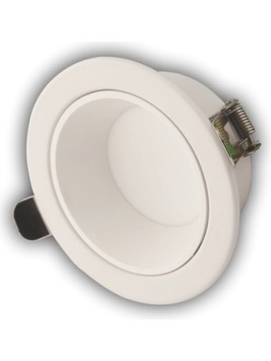 Sora Home 1 Adet Cata Ct 5260 Başak Beyaz Kasa 8W Sıva Altı LED Spot 3 Renk