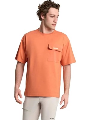 Columbia Heritage Erkek Kırmızı Outdoor T-Shirt CS0376-625
