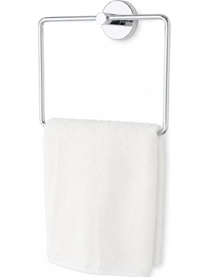 Starseven Alper Banyo Iris Krom Kaplama Kare Havluluk, Yapışkanlı Vidalı Montajlı Banyo Havlu Askısı, 35 M