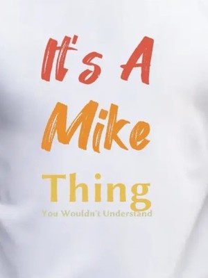 Pomeya  Erkek It Is A Mike Thing Baskılı Erkek T-Shirt