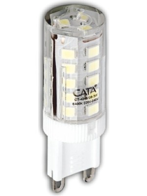Eco Lounge 1 Adet Cata Ct 4249 Kapsül LED Ampul 3W 220V Beyaz Işık 6400K G9 Duy