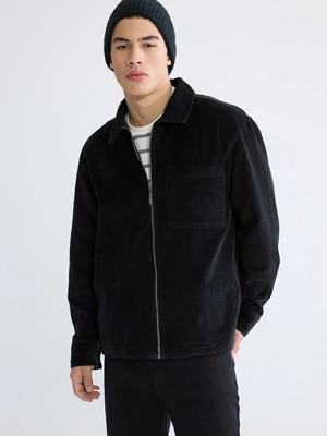 Lc Waikiki Yeni Sezon Loose Fit Erkek Kadife Gömlek Ceket