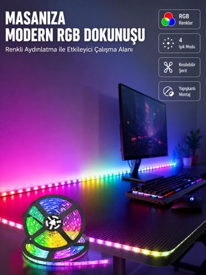 Frefly Store 5 Metre Kumandalı Su Geçirmez Şerit LED