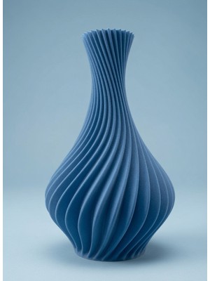 Sepetzone Spiral Vazo - Dekoratif Modern Vazo 15 cm