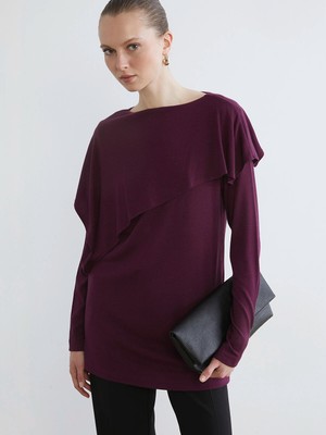 Lc Waikiki Yeni Sezon Bisiklet Yaka Oversize Kadın Tunik