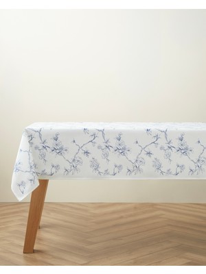 English Home Petite Garden Polyester Masa Örtüsü 145X200 cm Lacivert