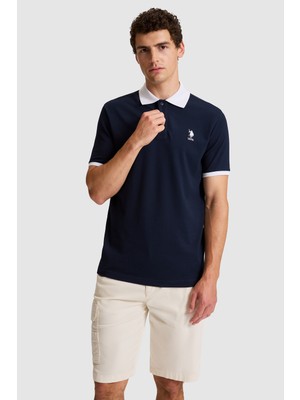 U.s. Polo Assn. Erkek Lacivert Tişört Basic 50326978-VR033